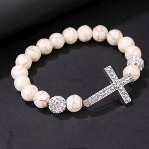 Beaded Cross Bracelet